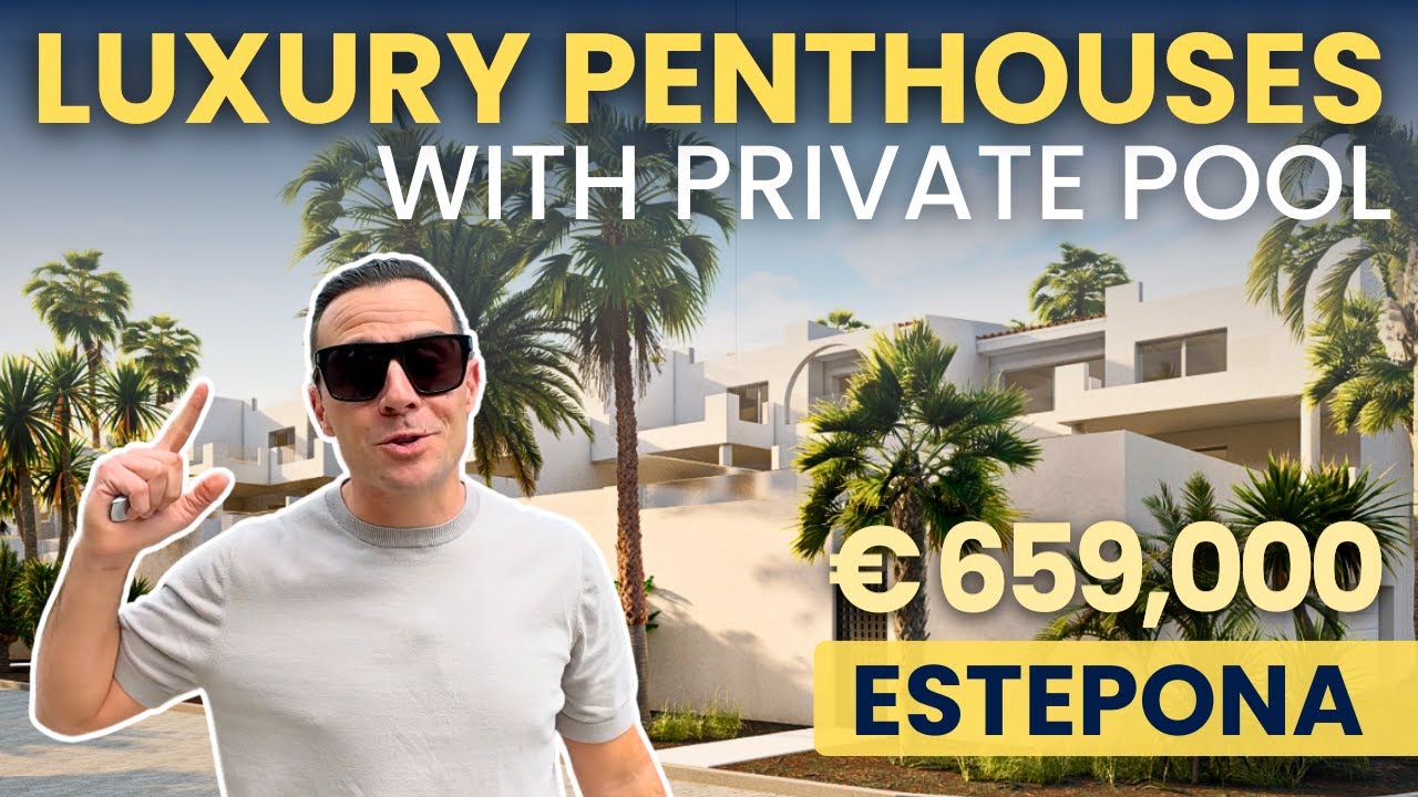 Luxury Penthouses & Ground Floor Apartments in Estepona! Sea Views & Private Pools | From €659,000