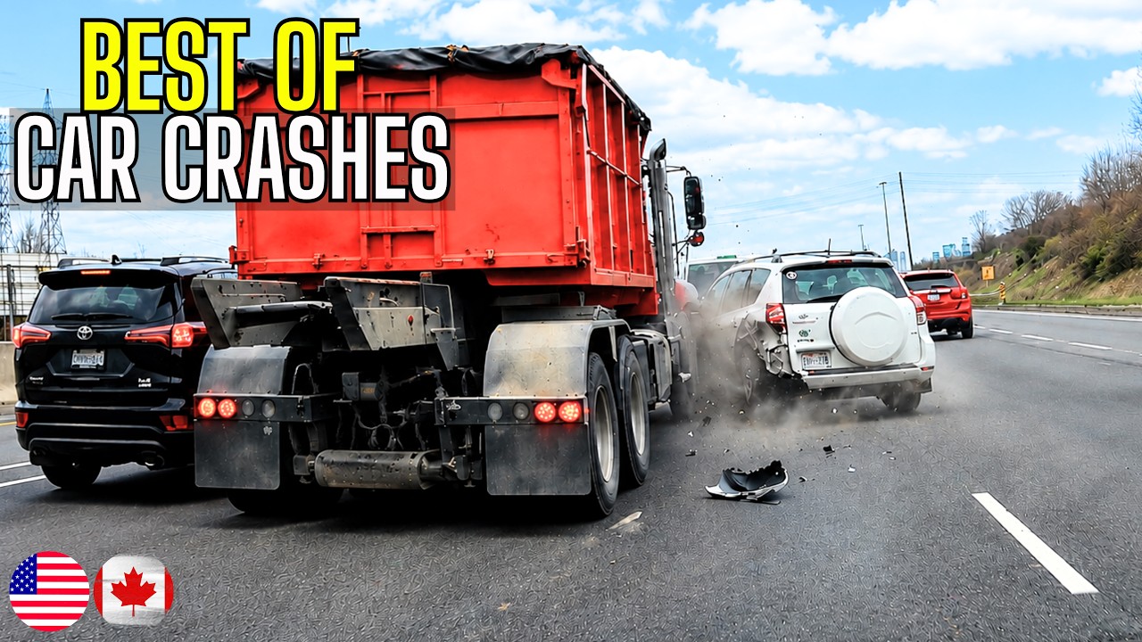 BEST OF CAR CRASHES COMPILATION | USA & Canada - 67