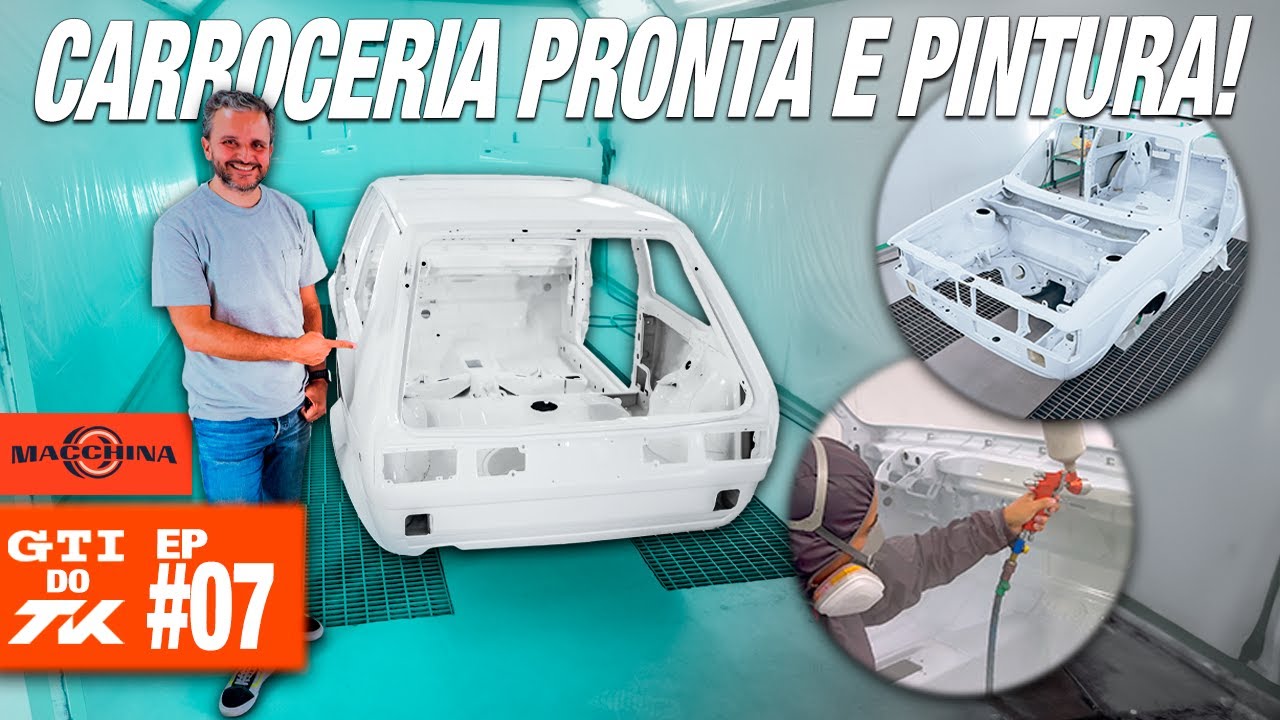 GTI MK1 na pintura da By Deni Studio! Está ficando um absurdo de lindo!