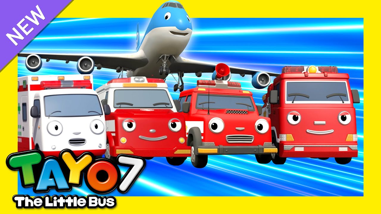 [140分] 🚌タヨ 第7 シーズン 1-13話 l ひこうきと しょうぼうレスキューたい l ちびっこバス タヨ