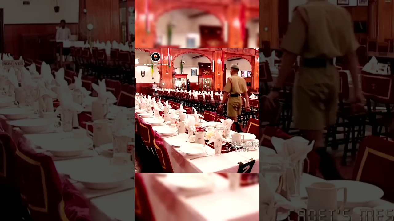 🥀NDA Mess Canteen 2100 Candidate One Time Dinner 💯💯 #indianmilitary #nda #army #ndacamp #goviral#ima