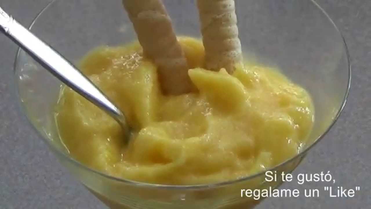 🌸 Helado de Melocotón Casero🌸 Solo 1 ingrediente (Homemade peach ice cream)