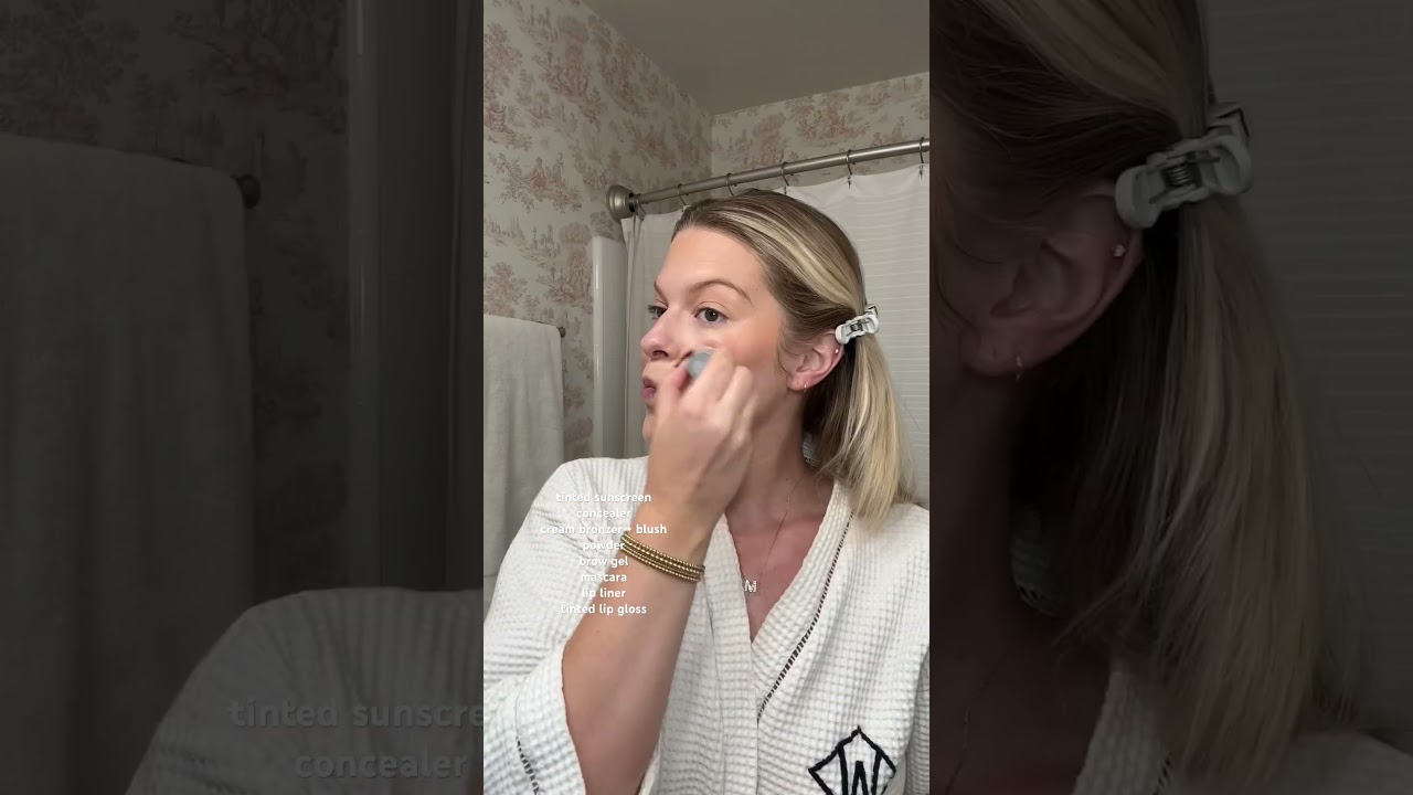 easy 5 minute makeup look for work 💻 