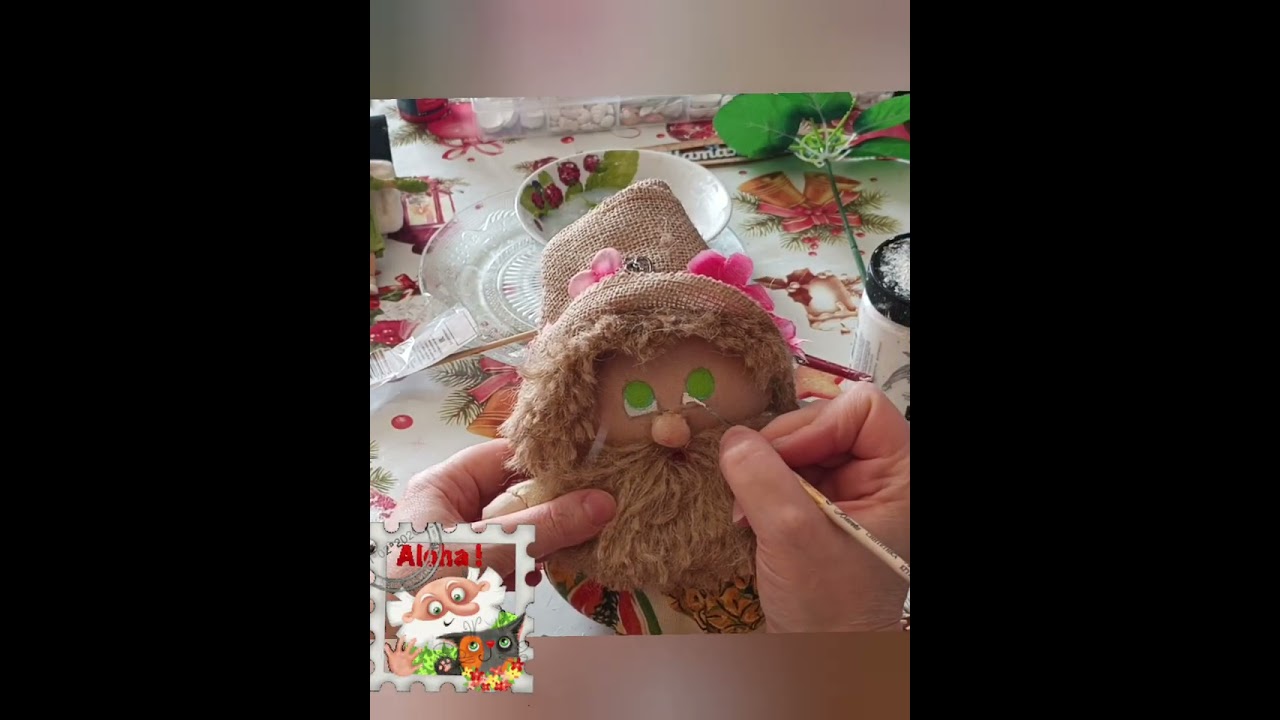 Роспись глаз домового 