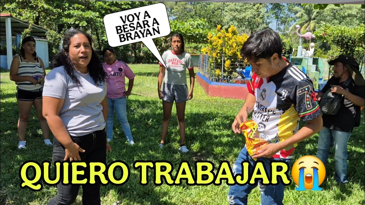 SANDRA le pidió trabajo a MAYCOL ella quiere besar a BRAYAN