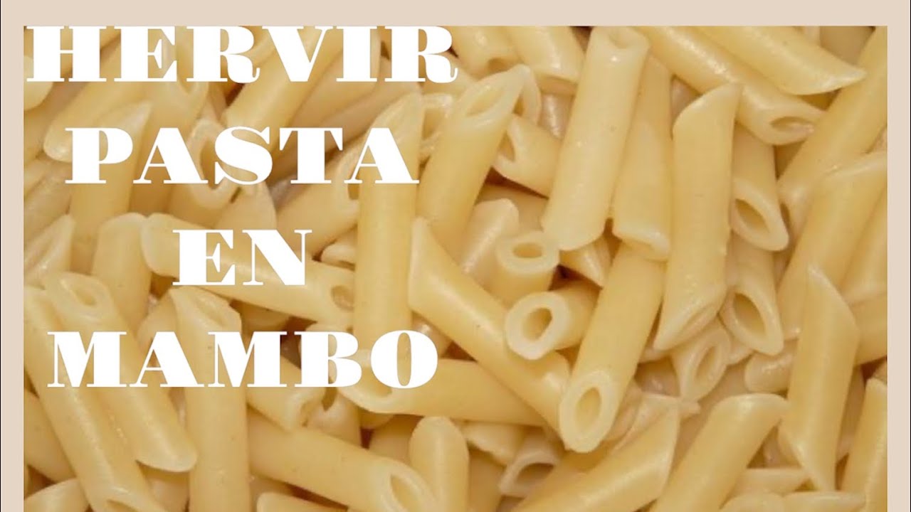 Hervir pasta con el robot de CECOTEC Mambo Touch