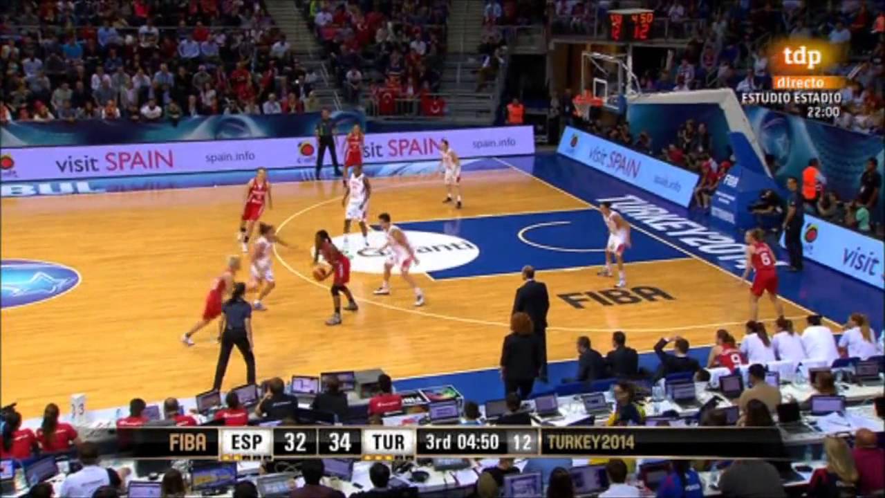 Mundial de baloncesto femenino 2014. Semifinal España-Turquía.
