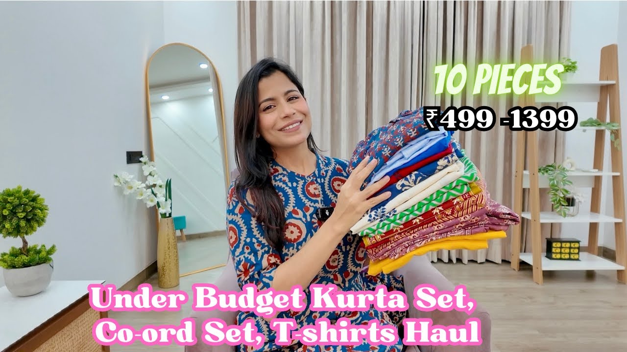 Daily Wear Budget Kurta Set, Co-ord Set & T-shirt Haul l Dream Simple