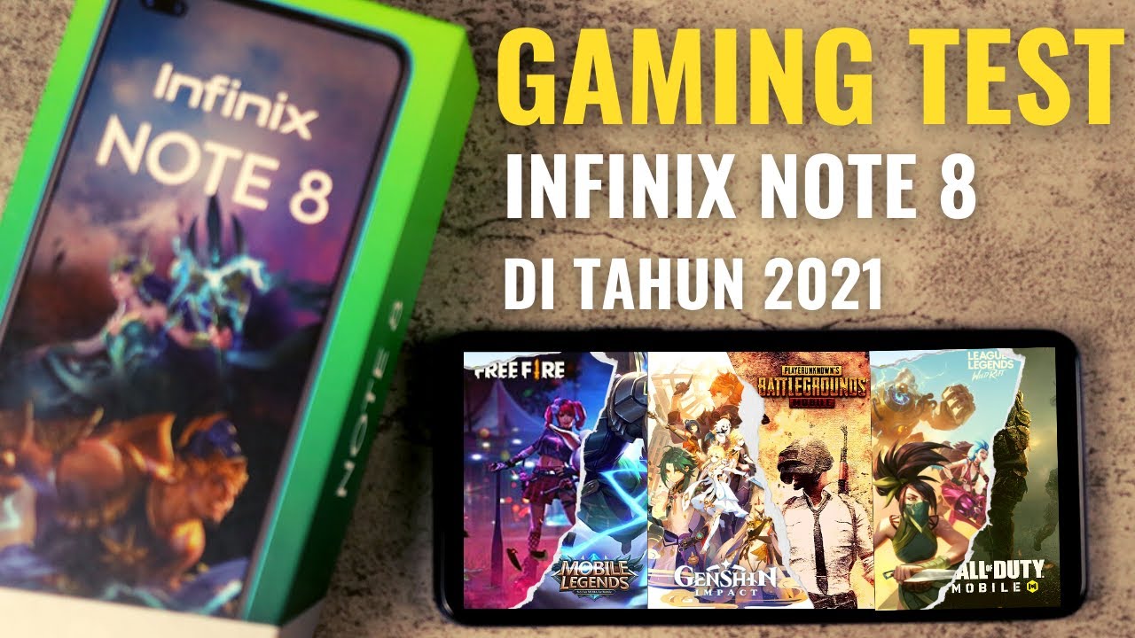 Buat Yang Ngincer di 2021 - Gaming Test Infinix Note 8 di 2021