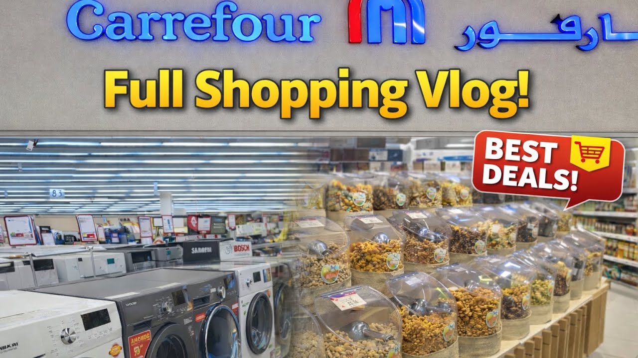 🛒 Carrefour Full Shopping Vlog | Best Deals | 🇸🇦 Saudi jeddah paisa wasool grocery shopping 