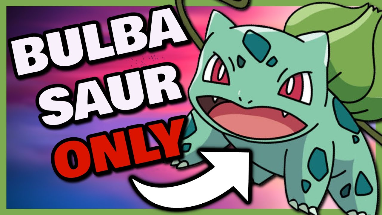 I Beat Pok&eacute;mon Blue With JUST Bulbasaur!