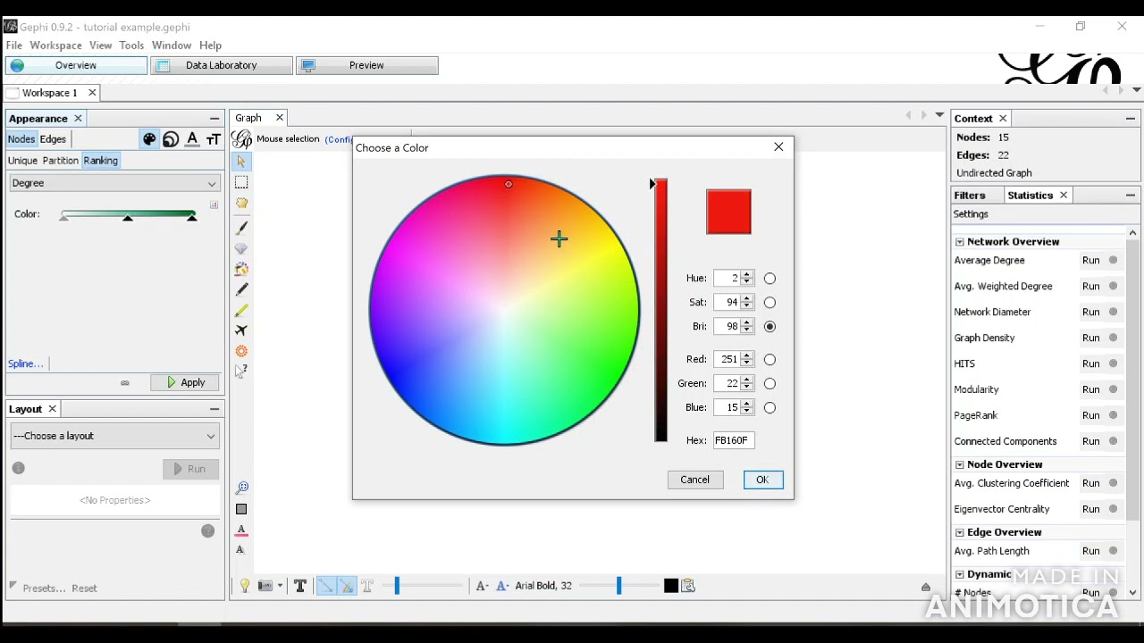 Gephi Basics