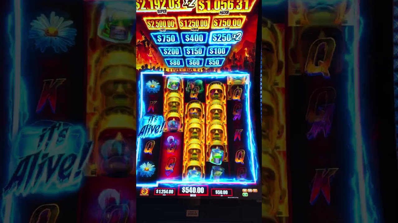 Maksymalny BONUS zakładu w kasynie Frankenstein #slots #bonus #jackpot