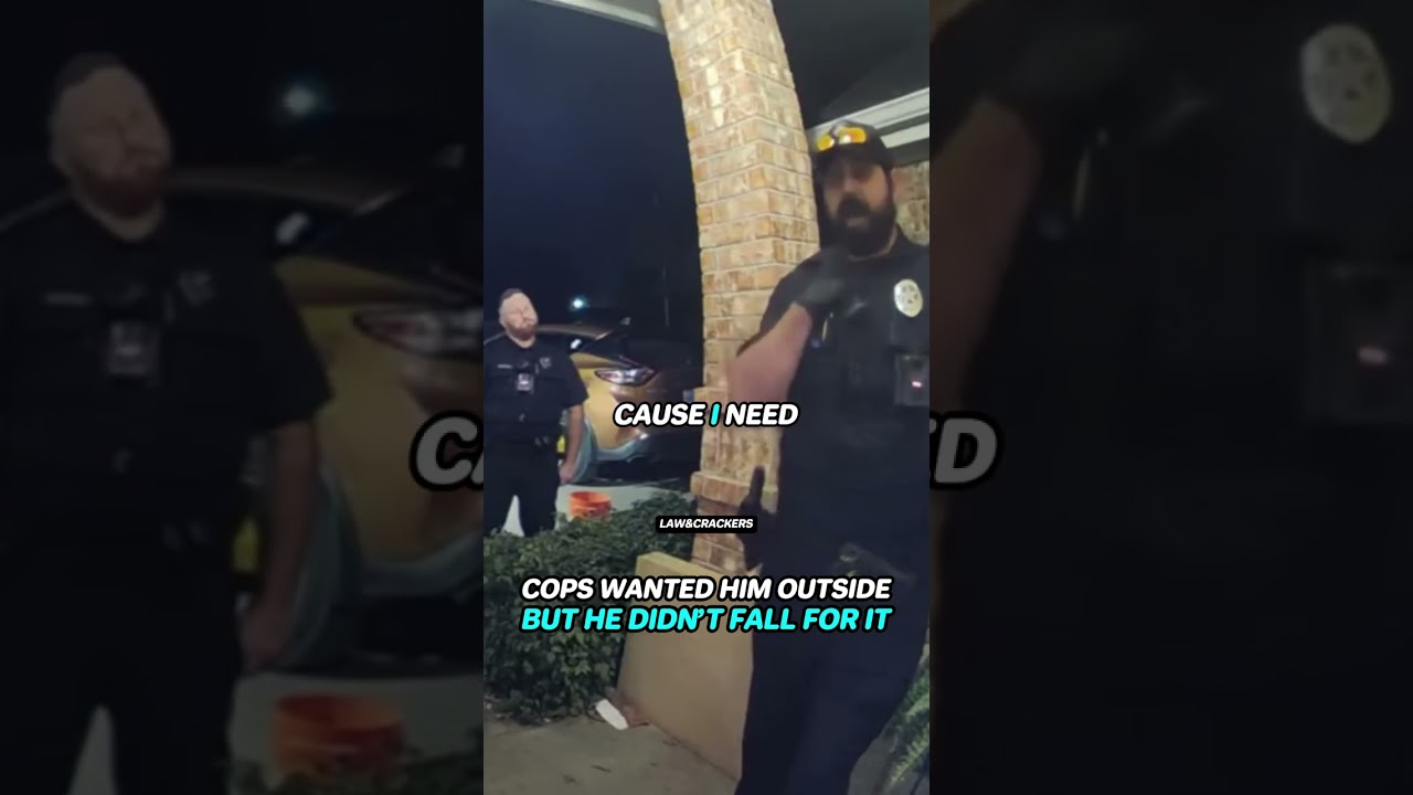 Cops Wanted Him Outside, But He Didn&rsquo;t Fall for It