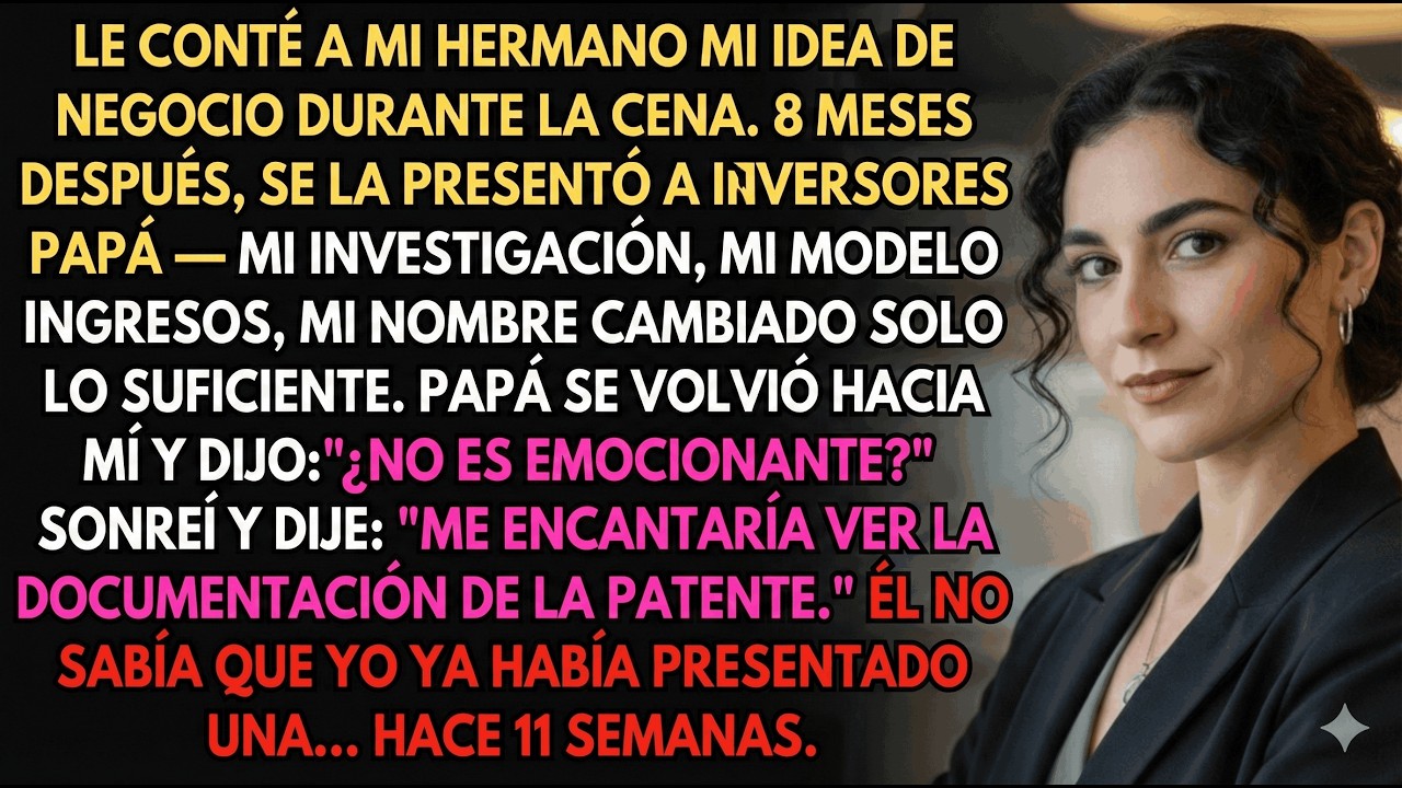 Mi Hermano Robó Mi Idea de Negocio y Se la Presentó a Papá—Hasta que Llamó la Oficina de Patentes