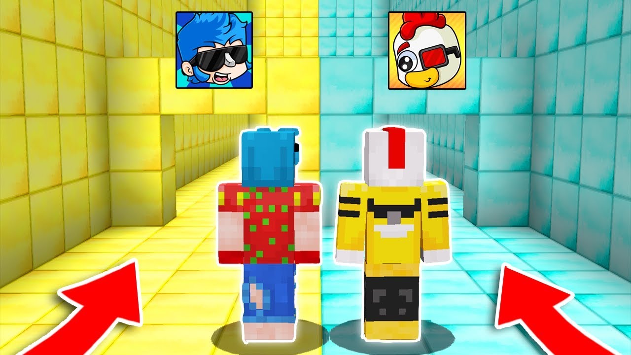 ¡DIAMANTITO VS ORO! 💎😱 MINECRAFT CARRERA ÉPICA DE DIAMANTE Y ORO