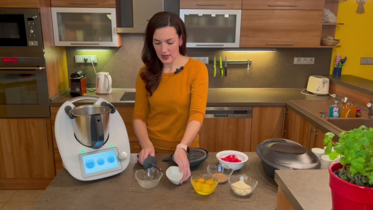 Thermomix TM6 - Bezlepkové čokoládovo-malinové minidortíky