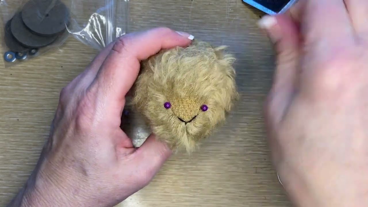 Inserting Glass Eyes into Your Teddy Bear Part 1 of 3