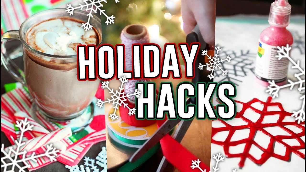 5 HOLIDAY LIFE HACKS YOU NEED TO TRY! DIY Hacks for the Holidays 2017! // Jill Cimorelli