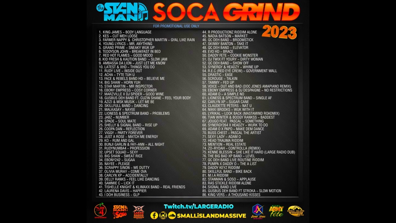 THE STANMAN SOCA GRIND 2023 - LARGE RADIO