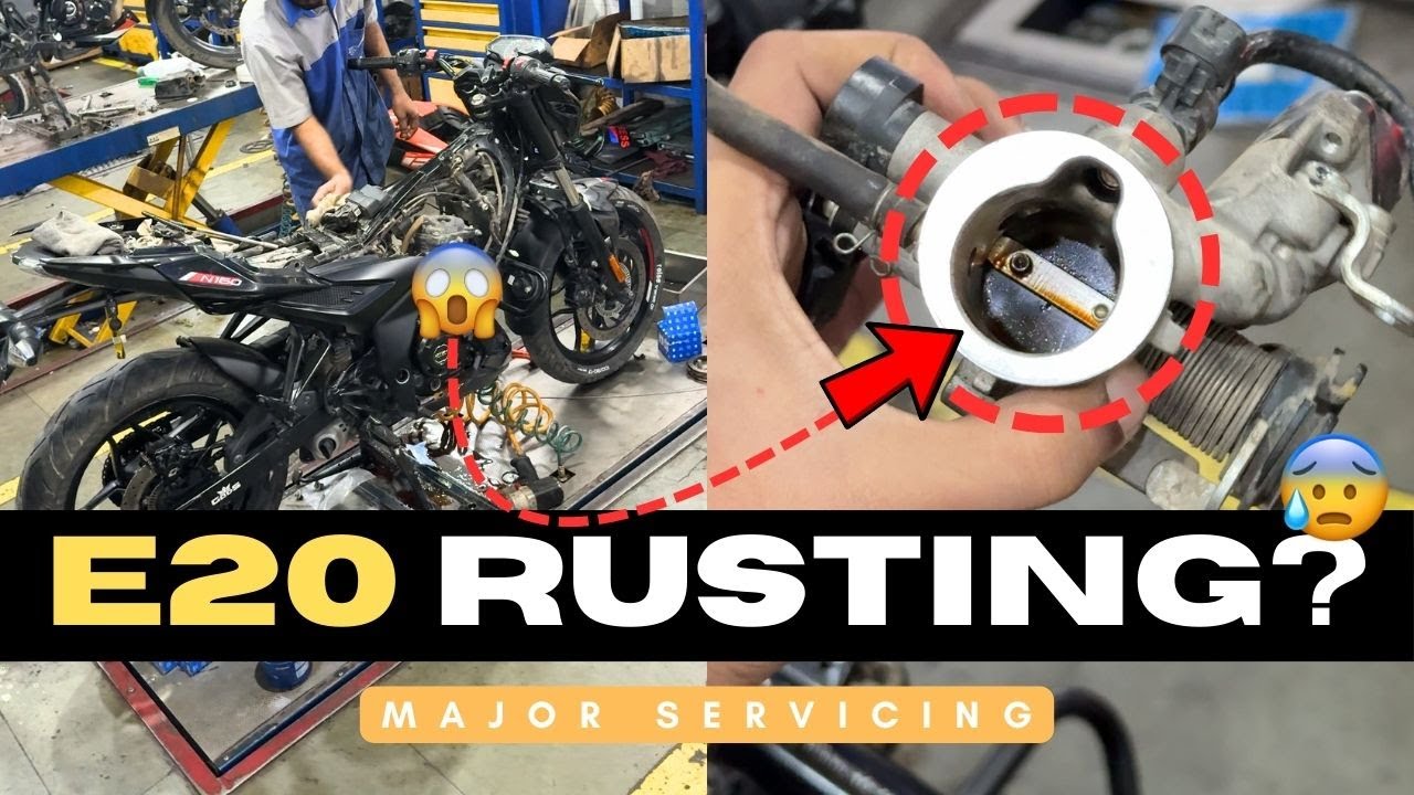 Major Service of My Motorcycle After E20!!!