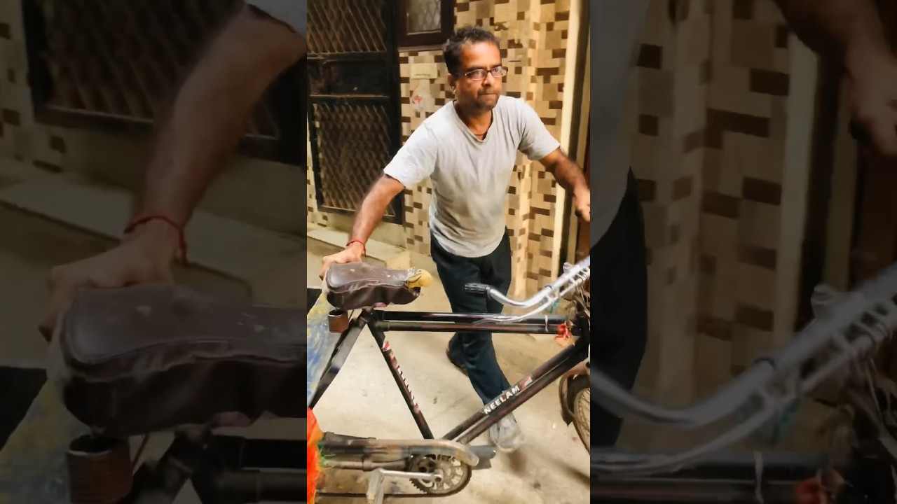 Hardworking Manoj bhai ki cycle wali thali Nehru Place #viral #cyclewalithali