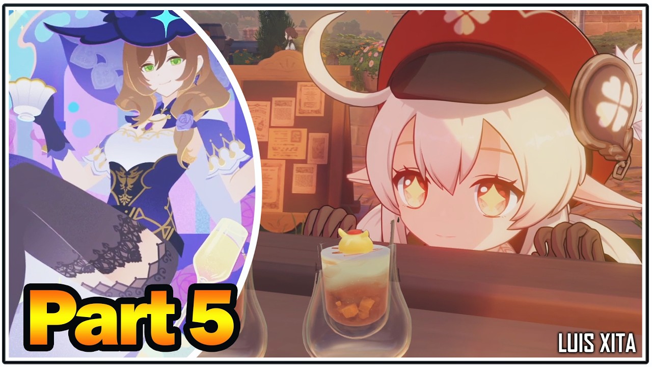 BARTENDER DÍA 5 ✨EVENTO El retorno de aquel que atrapó el viento MONDSTADT GENSHIN ✔ Bebidas KLEE
