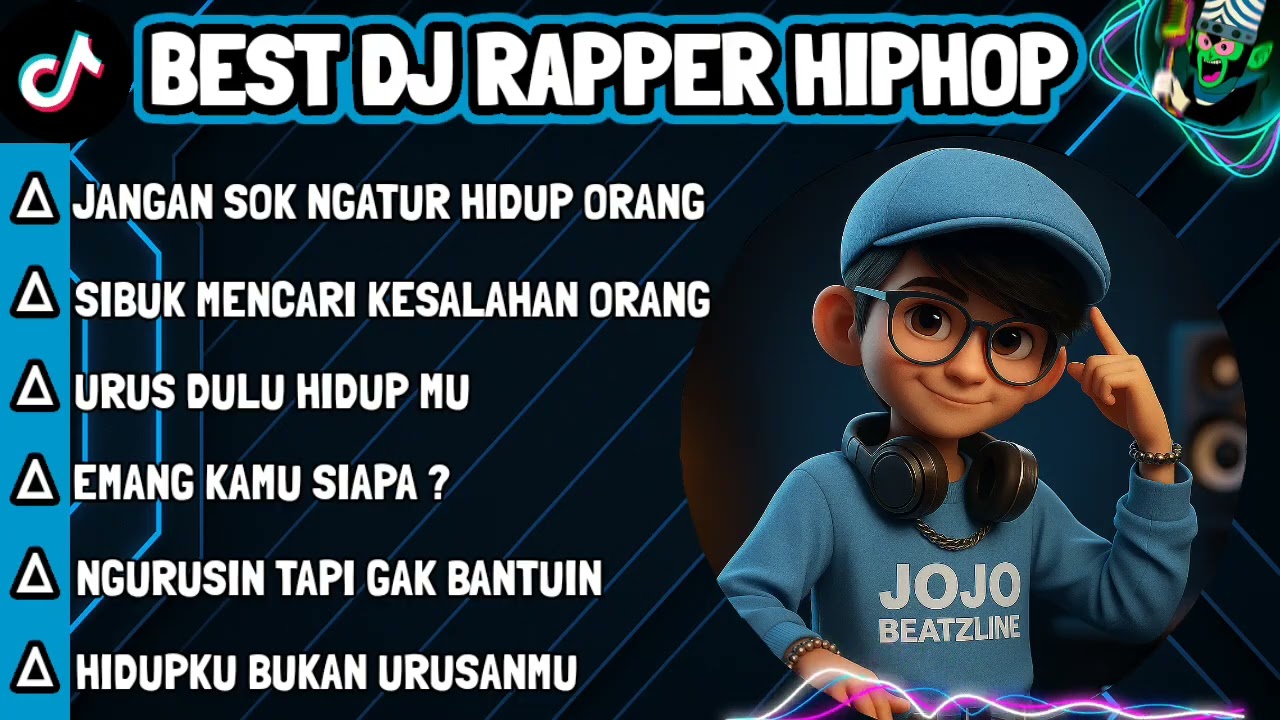 🎧BEST DJ RAPPER HIPHOP | JANGAN SOK NGATUR HIDUP ORANG || FULL SINDIRAN PEDAS TERBARU 2025 #djhiphop