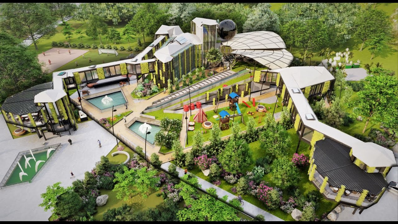 THE PEARL YOUTH CENTER ARCHITECTURE ANIMATION REMASTERED BY HAZIQ JUSRE
