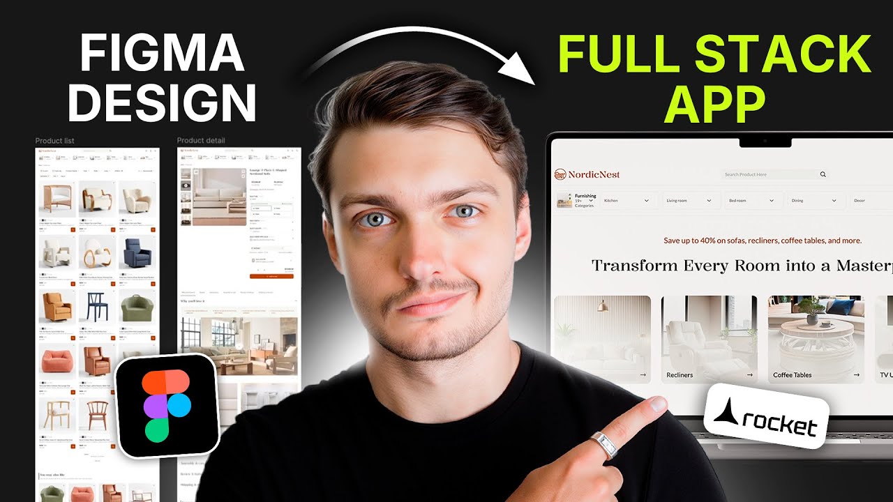 Turn Any Figma Design Into Real Apps (Web & Mobile) | Rocket.new