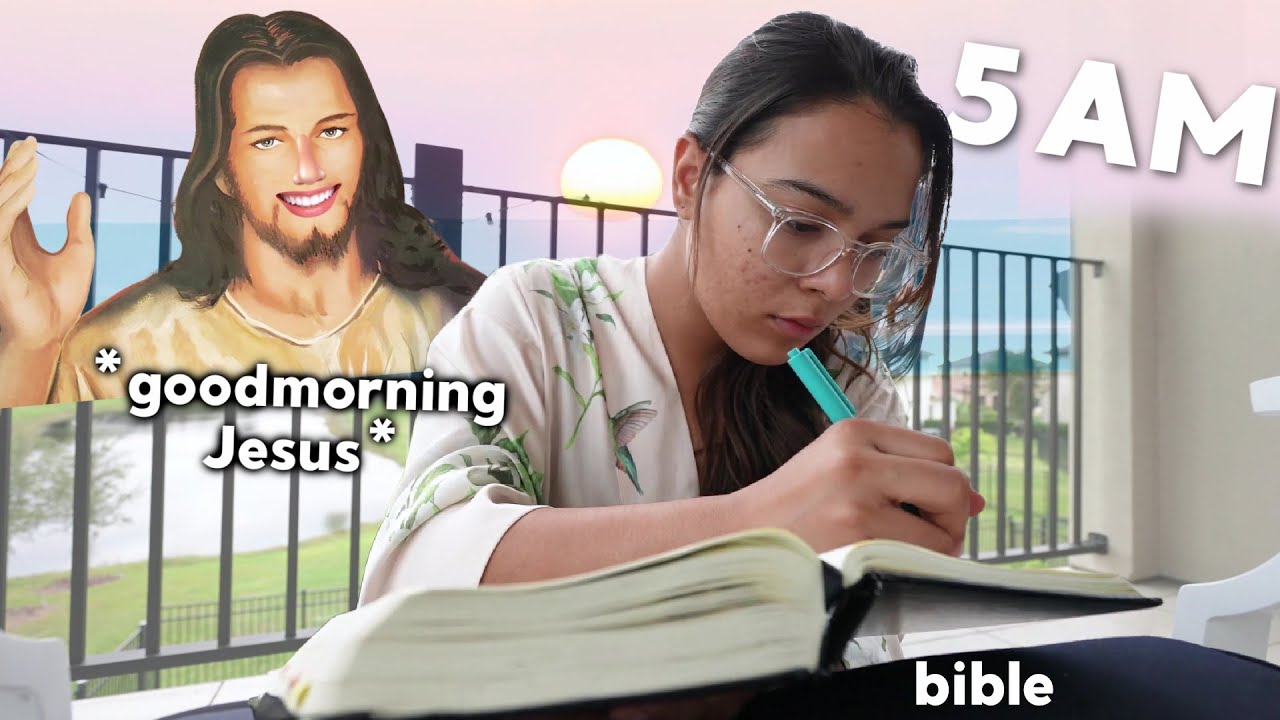 WAKING UP AT 5AM FOR A WEEK...to grow closer to God! (no, that's not a typo)