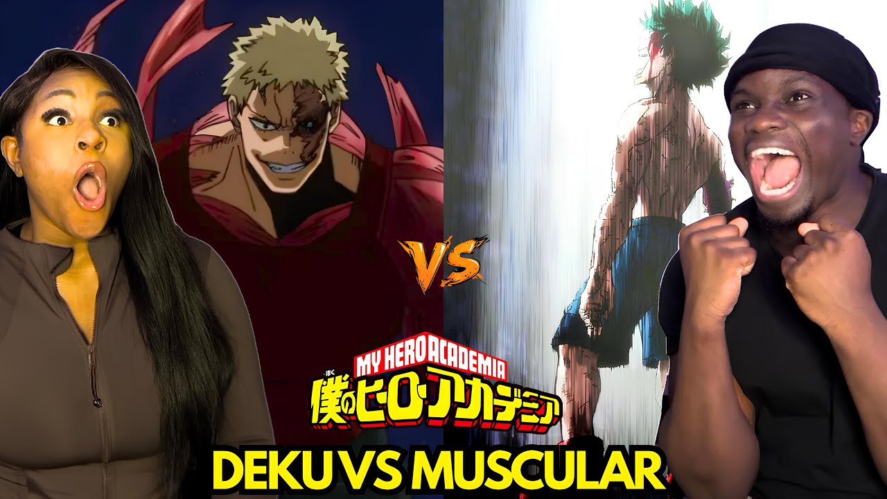 DEKU VS MUSCULAR!!! MY HERO ACADEMIA SEASON 3 EPISODE 4-5 REACTION/DISCUSSION