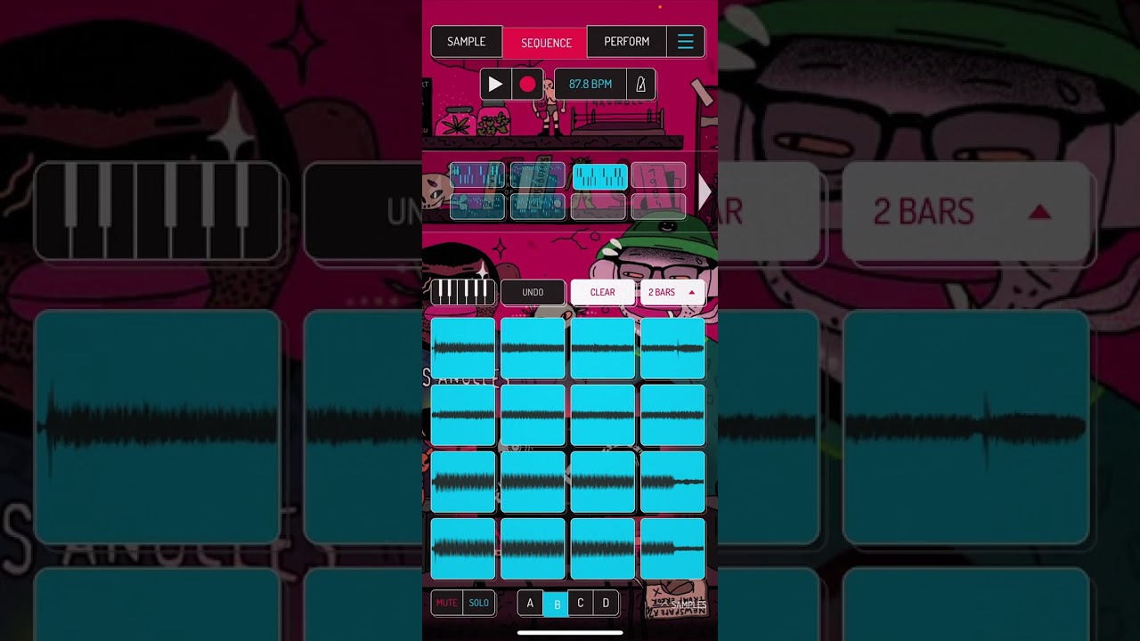 20 min in KOALA SAMPLER making beats