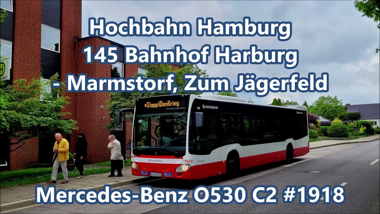 Hochbahn Hamburg - Linie 145, Mercedes-Benz O530 C2 #1918