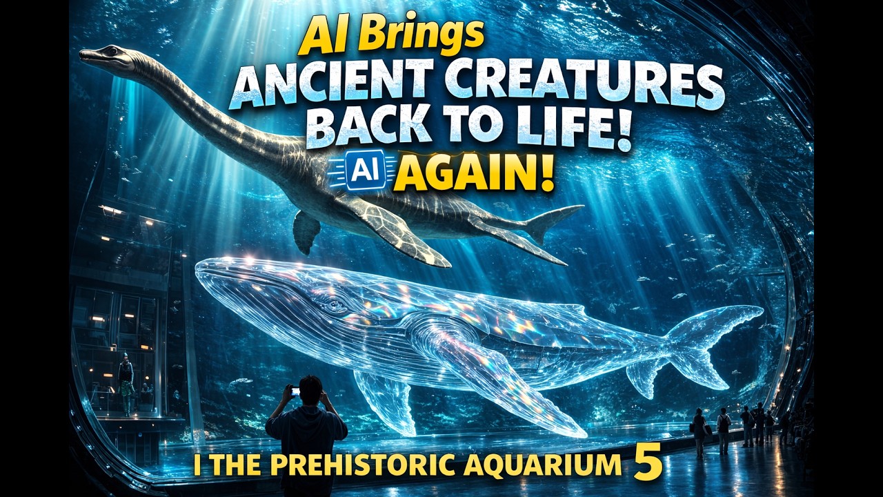 AI古代生物水族館5〜現代に甦る生物たち〜AI Brings Ancient Creatures Back to Life! 🦖 | The Prehistoric Aquarium 5