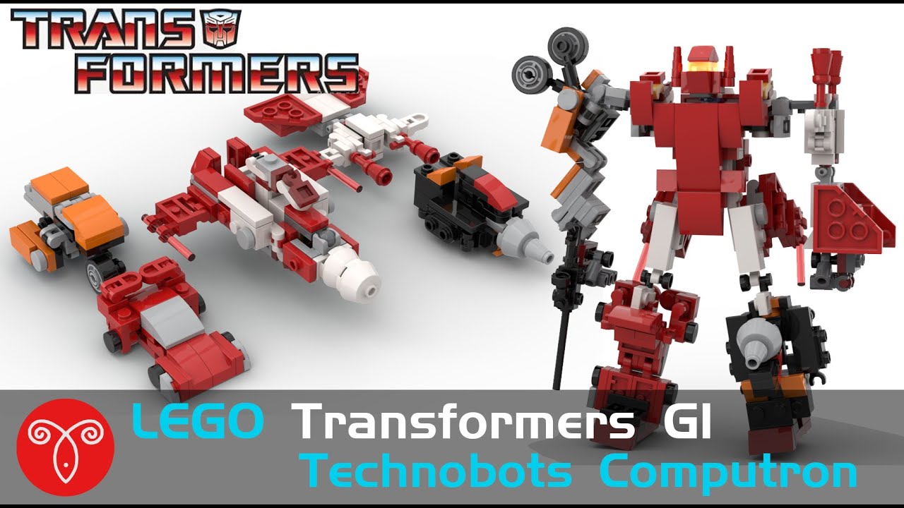 Lego Transformers MOC G1 Computron/Technobots Micro Combiner Merge