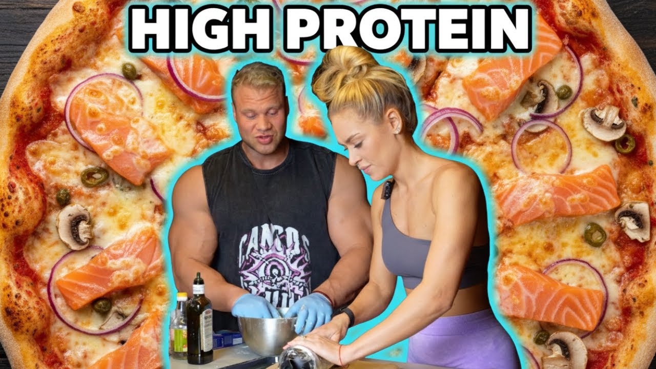 HIGH PROTEIN PIZZA ! Sveikesnis baltyminės picos receptas