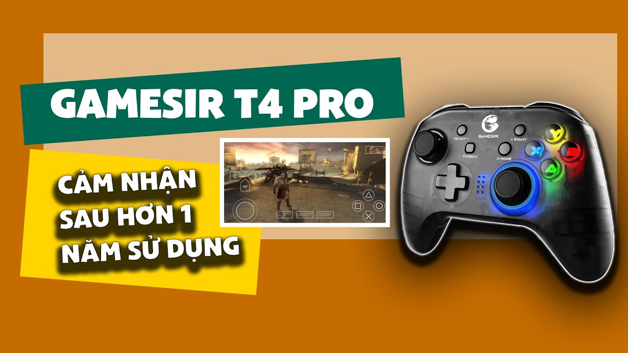 CHIA SẺ CẢM NHẬN TAY CẦM GAME SIR T4 PRO HƠN 1 NĂM SỬ DỤNG VÀ TEST CHƠI GIẢ LẬP PPSPSP TRÊN ĐT NHÓE