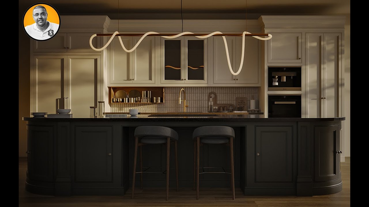 REALISTIC CLASSIC KITCHEN | VISUALIZATION | 3Ds Max + Corona Render