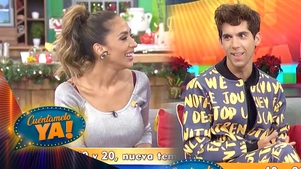 ¡Mauricio Garza alburea a Cynthia Urías en la entrevista de '40 y 20'! | Cuéntamelo YA!