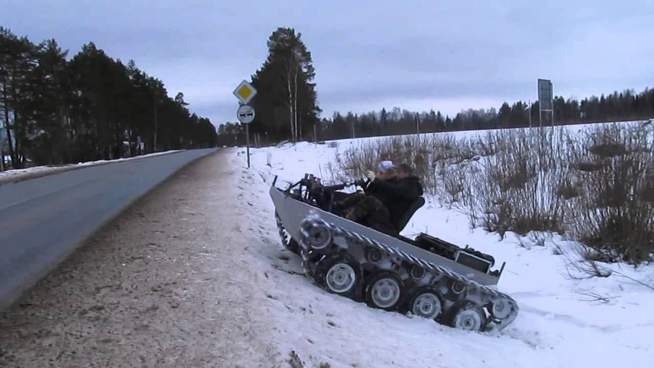 Гусеничный вездеход драга