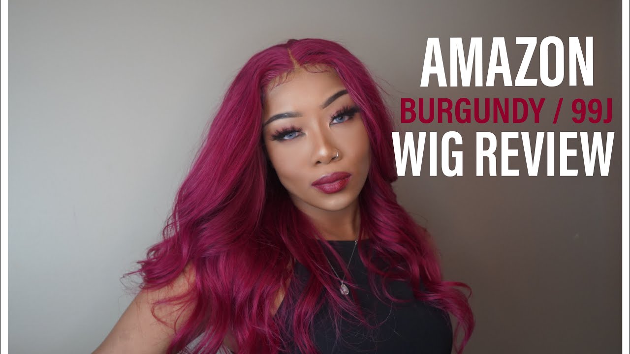 Amazon Burgundy 99J Lace Wig Review and Install | Ft. Unice Hair | Olineece
