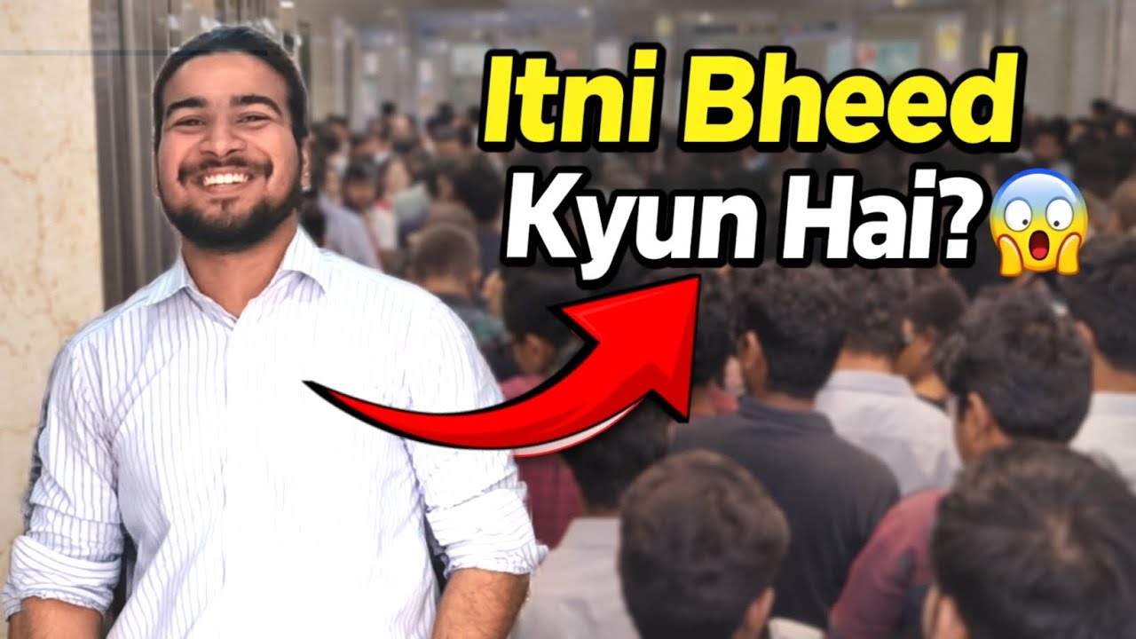 Mass Hiring Day! Itni Bheed Dekh Ke Shock 😱 | Office Walk-in Interview Vlog