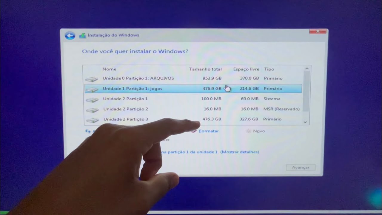 Como Formatar o HD ou SSD da forma correta pela bios E pelo CMD junto com instalação do Windows 