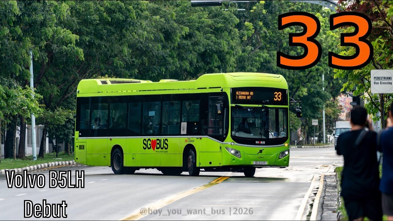 [Joyride | Debut] SG3001R on 33 | Volvo B5LH MCV eVoRa
