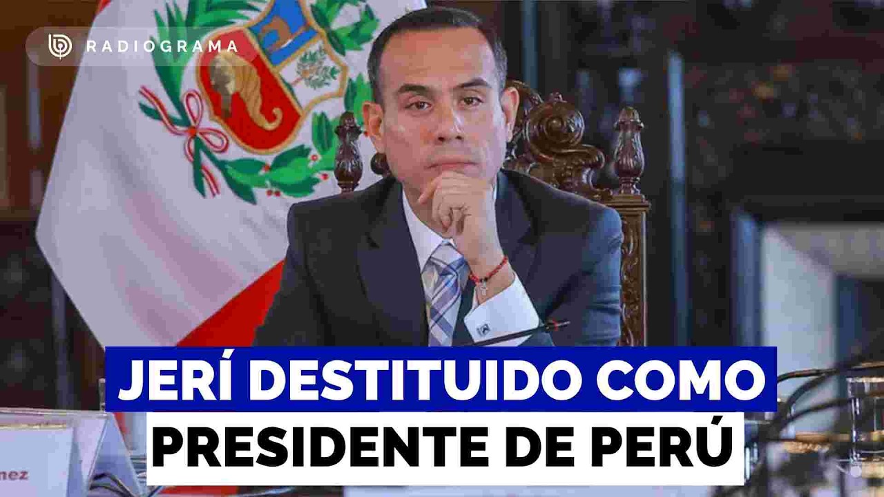 Perú vuelve a destituir a su presidente: José Jerí es el séptimo mandatario sin terminar su gobierno