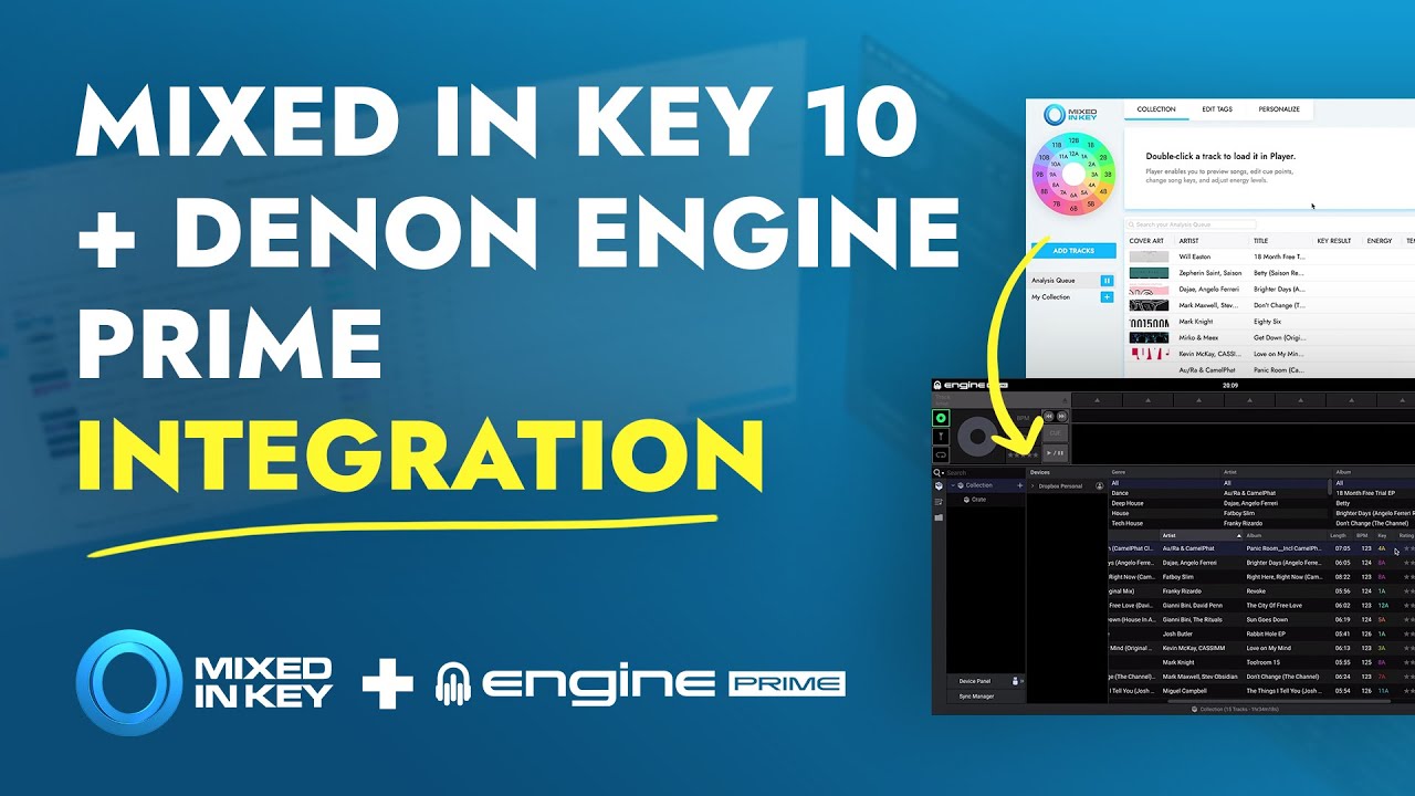 Mixed In Key 10 + Denon Engine Prime: GET YOUR RESULTS FROM MIXED IN KEY INTO DENON