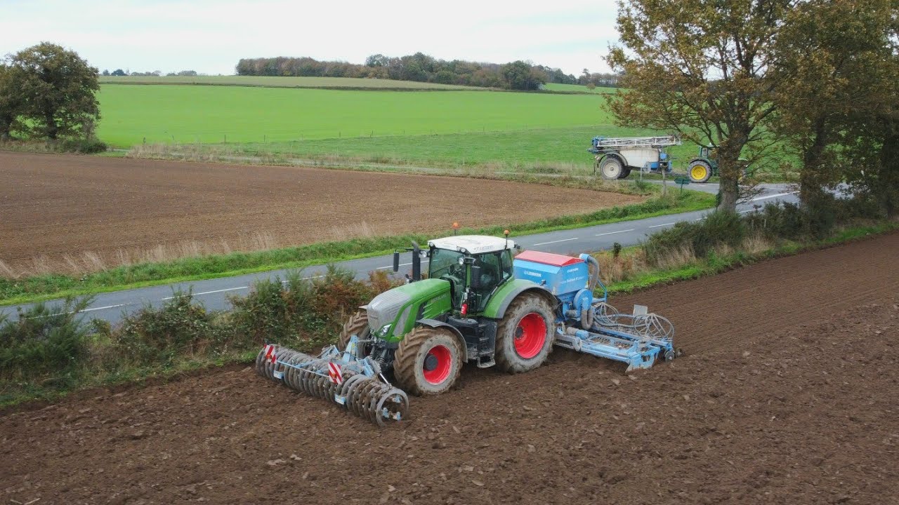 🌾 Semis de Blé 🌱 / LEMKEN Solitair 9 / FENDT 936 . 716 / Kverneland /  Gaec L'allee des Pommiers 🐄