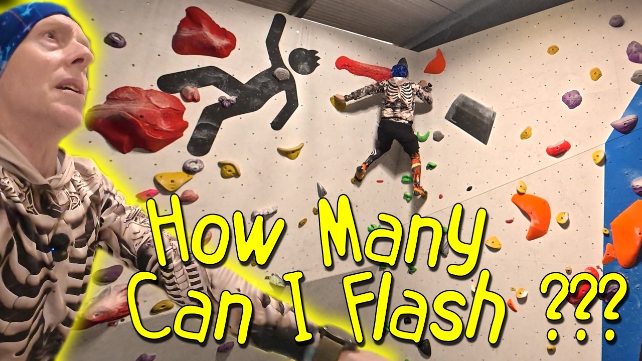 STAMINA TEST - 25 Boulders - How Many Can I Flash??? Bouldering @ Freeklime York