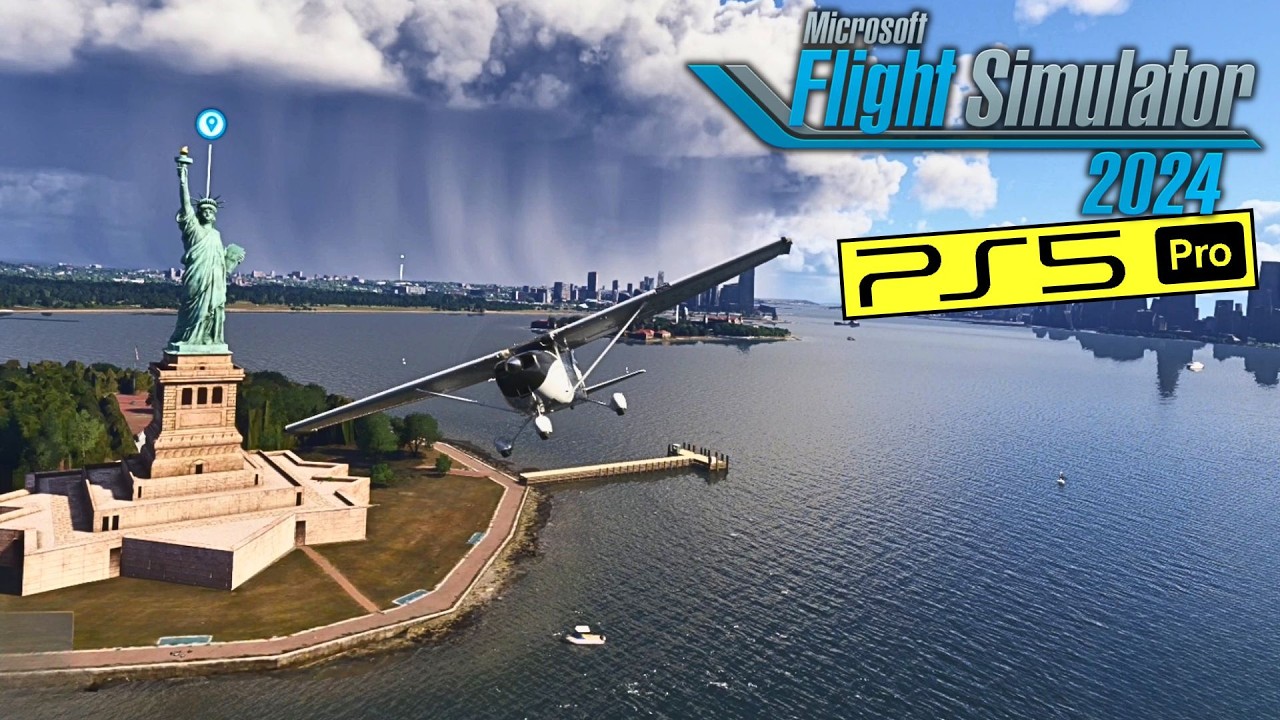 Microsoft Flight Simulator 2024 PS5 BETA - 4K 30 FPS PS5 Pro Gameplay